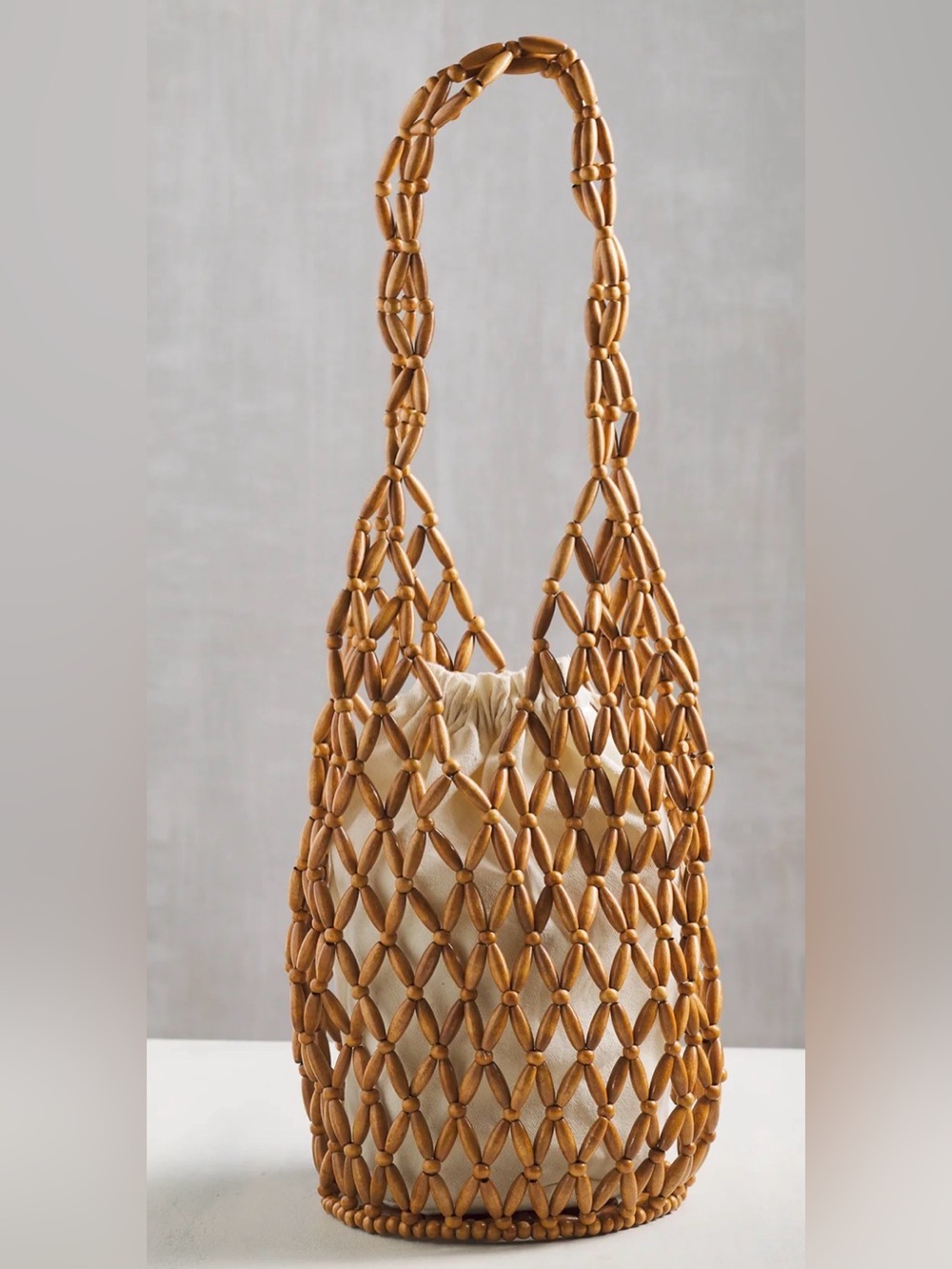 Peruvian Connection Ridgeway Bamboo Beaded Tote